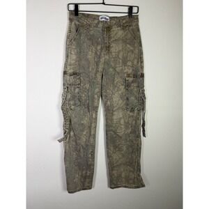 Disclosure Camo Cargo Pants Women's Size 7 28 Utility Style Cotton Blend